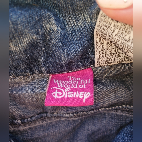 Disney Girls Tinkerbell Denimn Jacket 7/8 - Picture 7 of 10